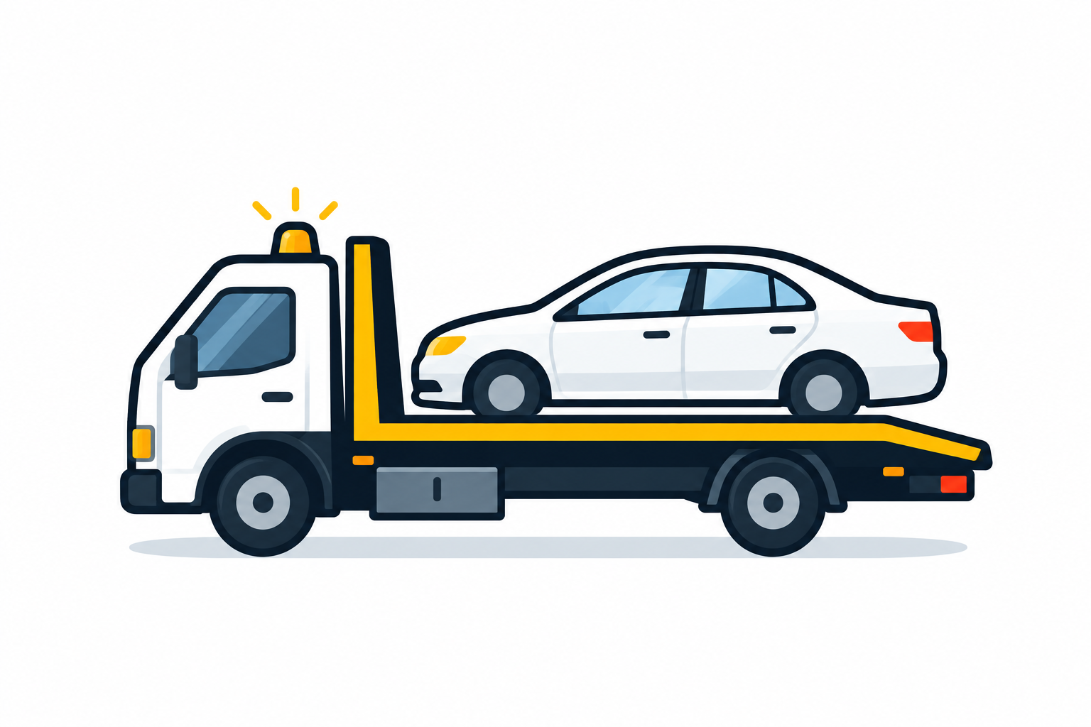 CarLift Recovery vehicle taking car from A to B