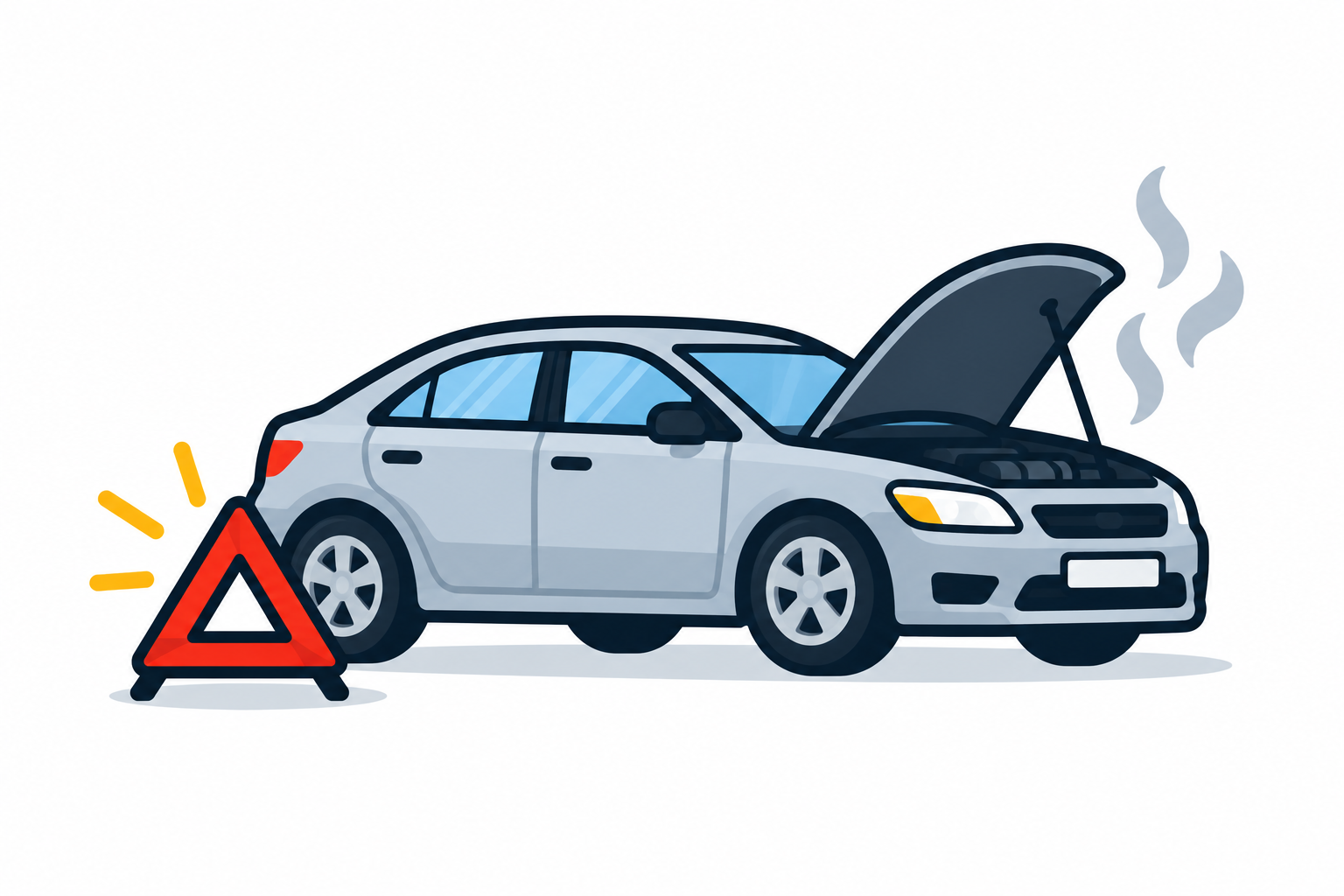 Non running vehicle